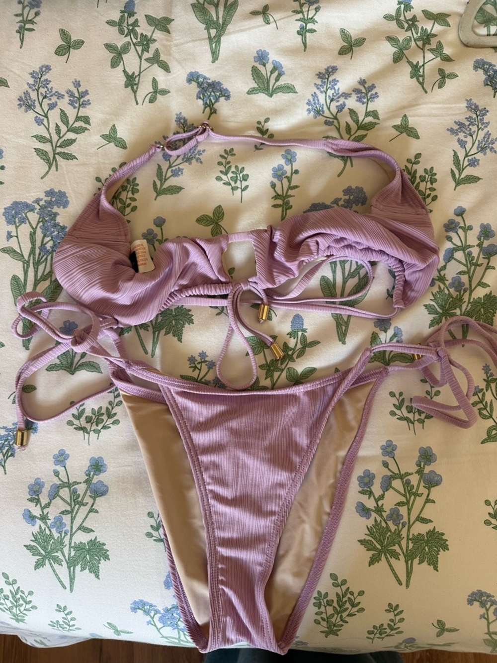 Mink Pink Lavender Bikini